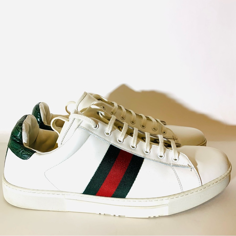 Gucci Ace Web Sneakers - Picture 4 of 9